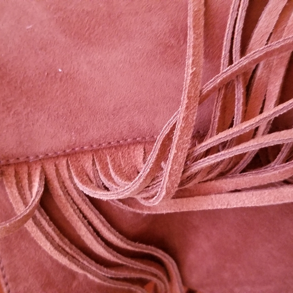 Mossimo ankle boots peep toe fringe design - Picture 15 of 16